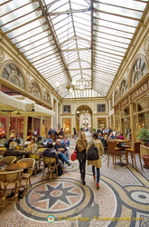 Cafes in the Galerie Vivienne